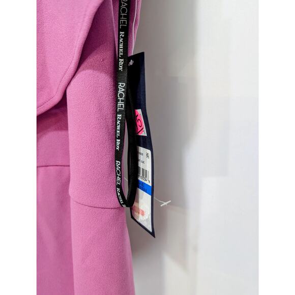 Rachel Roy Orchid Ruffle Cold-Shoulder Sheath Dress Size XL NWT - Picture 7 of 9